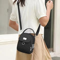 Women Crossbody Bag Nylon Messenger Bags Simple Purse For Work, Multi-pocket Storage Shoulder Handbag